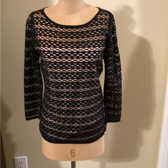 Escada sheer lace top with camisole, size M - Picture 1 of 5